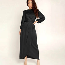 Load image into Gallery viewer, Women's Satin Swing Maxi Dress
