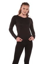 Load image into Gallery viewer, Clearance Women's Scoop Neck 100% Bamboo Viscose Long Sleeve Shirt
