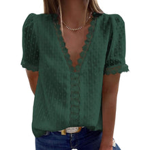 Load image into Gallery viewer, Women's Sexy Lace V-Neck Top
