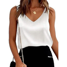 Load image into Gallery viewer, Womens Silk Satin Tank Tops

