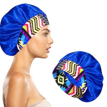 Load image into Gallery viewer, Women's Silky Satin Head Scarf Hair Wrap Cap Hat Headband Sleeping Bonnet
