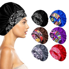 Load image into Gallery viewer, Women's Silky Satin Head Scarf Hair Wrap Cap Hat Headband Sleeping Bonnet
