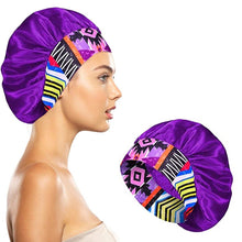 Load image into Gallery viewer, Women's Silky Satin Head Scarf Hair Wrap Cap Hat Headband Sleeping Bonnet
