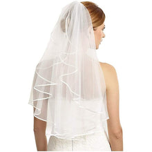 Load image into Gallery viewer, Women's Simple Bridal Veil with Comb
