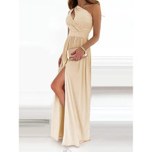 Load image into Gallery viewer, Women's Sleeveless One Shoulder Elegant Dress
