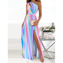 Load image into Gallery viewer, Women's Sleeveless One Shoulder Elegant Dress
