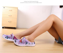 Load image into Gallery viewer, Womens Slip-On Quick Dry Water Clogs Shoes Beach Sandals Lightweight Breathable Bathroom Garden Clogs Shoes Summer Breathable Mesh Sandals Beach Footwear Anti-Slip Slippers Quick Drying Sandals
