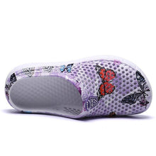 Load image into Gallery viewer, Womens Slip-On Quick Dry Water Clogs Shoes Beach Sandals Lightweight Breathable Bathroom Garden Clogs Shoes Summer Breathable Mesh Sandals Beach Footwear Anti-Slip Slippers Quick Drying Sandals
