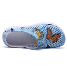 Load image into Gallery viewer, Womens Slip-On Quick Dry Water Clogs Shoes Beach Sandals Lightweight Breathable Bathroom Garden Clogs Shoes Summer Breathable Mesh Sandals Beach Footwear Anti-Slip Slippers Quick Drying Sandals
