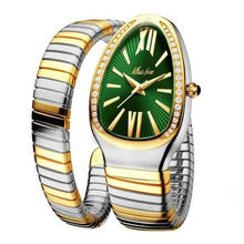 Load image into Gallery viewer, Women's Snake Shape Luxury Wrist Watch
