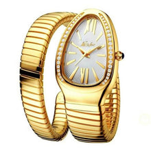 Load image into Gallery viewer, Women's Snake Shape Luxury Wrist Watch
