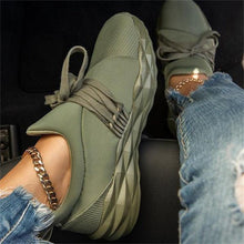 Load image into Gallery viewer, Womens Sneakers Casual Breathable Sport Shoes Autumn New Lace Up Vulcanized Sneakers Outdoor Walking Running Shoes Women Cushion Breathable Walking Tennis Sneakers
