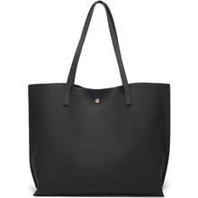 Load image into Gallery viewer, Women's Soft Faux Leather Tote Shoulder Bag
