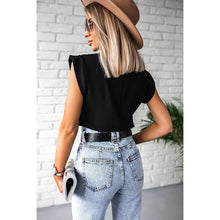 Load image into Gallery viewer, Women's Solid Color Patchwork Stand Collar Top

