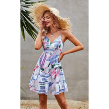 Load image into Gallery viewer, Women's Spaghetti Strap Backless Dress
