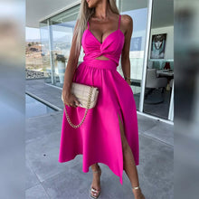 Load image into Gallery viewer, Women‚Äòs Split Cut Out Midi Dress

