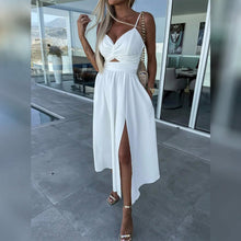 Load image into Gallery viewer, Women‚Äòs Split Cut Out Midi Dress
