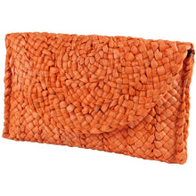 Load image into Gallery viewer, Women's Straw Clutch Purse
