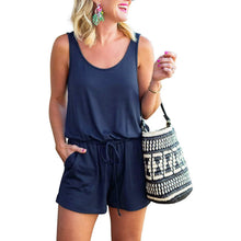 Load image into Gallery viewer, Women's Summer Sleeveless Tank Top Jumpsuit
