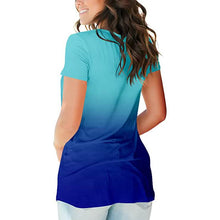 Load image into Gallery viewer, Women's Summer Tie Dye Short Sleeve T-Shirt

