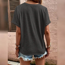 Load image into Gallery viewer, Women's T shirt V Neck

