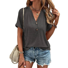 Load image into Gallery viewer, Women's T shirt V Neck
