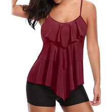 Load image into Gallery viewer, Women's Tankini Two Piece Tummy Control Bathing Suit
