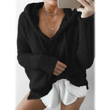 Load image into Gallery viewer, Women's Teddy Coat Plain Daily Basic Loose Hoodie
