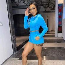 Load image into Gallery viewer, Women's Two-Piece Hoodie Sportswear Suit
