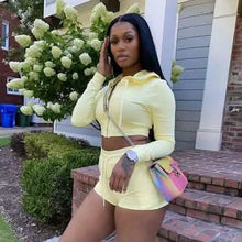 Load image into Gallery viewer, Women's Two-Piece Hoodie Sportswear Suit
