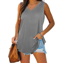 Load image into Gallery viewer, Women's V Neck Tank Top
