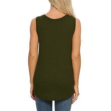 Load image into Gallery viewer, Women's Waffle Knit V Neck Tank Top

