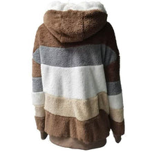Load image into Gallery viewer, Women's Warm Plush Faux Fur Hooded Jacket Outerwear
