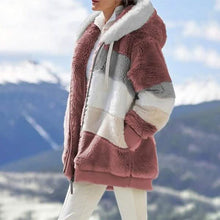 Load image into Gallery viewer, Women's Warm Plush Faux Fur Hooded Jacket Outerwear
