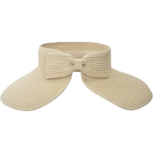 Load image into Gallery viewer, Women's Wide Brim Roll-up Straw Sun Hat Sun Visor
