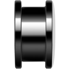 Load image into Gallery viewer, Pink Black Radiant Cross Black Anodized Screw Fit Plug Set 5/8
