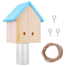 Load image into Gallery viewer, Wood Carpenter Bee Trap Outdoor Natural Pine Wood
