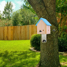 Load image into Gallery viewer, Wood Carpenter Bee Trap Outdoor Natural Pine Wood
