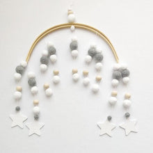 Load image into Gallery viewer, Wooden Beads Wind Chimes With Wool Balls Wooden Wind Chime Nursery Mobile Crib Bed Bell Baby Bedroom Ceiling Wooden Beads Hanging Ornament Pendant Newborn Baby Bed Hanging Wind bell Crib Tent Kids Room Decorations Ornaments
