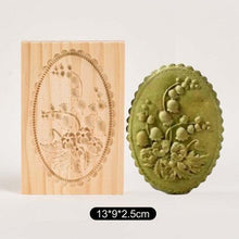 Load image into Gallery viewer, Wooden Cookie Mold Cutter Wooden Gingerbread Cookie Moulds Press 3D Cake Embossing Baking Mold Rose Flower Cutter Bakery Gadgets Cookies, Wooden Cookie Cutter, Funny Wooden Cookie Molds For Baking, Gingerbread Mold, Pine Cone Mold, Cake Mold
