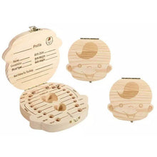 Load image into Gallery viewer, Wooden Storage Keepsake Box For Baby Teeth
