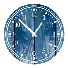 Load image into Gallery viewer, Wooden Wall Clock 10 Inch Silent Non Ticking Quartz Wall Clock 10 Inch Silent Non-Ticking Wooden Wall Clocks Battery Operated Country Retro Rustic Style Decorative for Living Room Kitchen  Retro Fashion Wood Wall Clock Decorative for Living Room Kitchen
