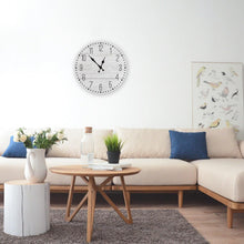Load image into Gallery viewer, Wooden Wall Clock 10 Inch Silent Non Ticking Quartz Wall Clock 10 Inch Silent Non-Ticking Wooden Wall Clocks Battery Operated Country Retro Rustic Style Decorative for Living Room Kitchen  Retro Fashion Wood Wall Clock Decorative for Living Room Kitchen
