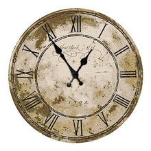 Load image into Gallery viewer, Wooden Wall Clock 10 Inch Silent Non Ticking Quartz Wall Clock 10 Inch Silent Non-Ticking Wooden Wall Clocks Battery Operated Country Retro Rustic Style Decorative for Living Room Kitchen  Retro Fashion Wood Wall Clock Decorative for Living Room Kitchen
