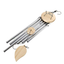 Load image into Gallery viewer, Wooden Wind Bell Romantic Memorial Wind Chimes For Outside 30 Inch 6 Rustproof Aluminum Tubes Wooden Wind Bell Romantic Memorial Wind-chimes Best Gift For Home Garden Patio Yard
