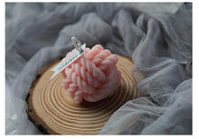Load image into Gallery viewer, Woolen Candle Silicone Molds Candle Silicone Molds 3D Candle Molds Woolen Ball Mold And Knot Mold Ball Of Yarn Design Mold For Candle Making And Making Soap Wax Mold Woolen Ball Design Handmade Candle Scented Candle Wax Mold Home Decor
