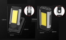 Load image into Gallery viewer, Work Light Rechargeable LED Camping Waterpoof Portable Multifunctional Adjustable USB Light Hanging Hook&amp; Magnetic Base Flashlight For Hurricane Camping Hiking Riding Fishing Jogging Household
