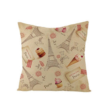 Load image into Gallery viewer, World Famous City Building Tower Paris Printing Pillow Covers For Home Chair Car Decorative Cushion Covers 45*45cm
