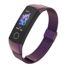 Load image into Gallery viewer, Wrist Strap Smart Wristband Metal Bracelet Band Compatible With Smart Watch Adjustable Stainless Steel Loop Mesh Magnetic Strap Replacement Wristbands Bracelet Fitness And Wellness Tracker For Women Men
