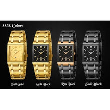 Load image into Gallery viewer, WWOOR Luxus Men Fashion Square Date Watch
